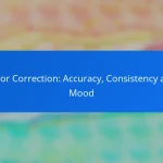 Color Correction: Accuracy, Consistency and Mood