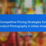 Competitive Pricing Strategies for Product Photography in Urban Areas