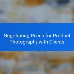 Negotiating Prices for Product Photography with Clients