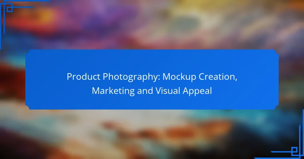 Product Photography: Mockup Creation, Marketing and Visual Appeal